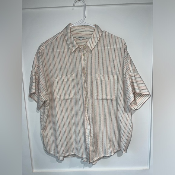 Madewell Tops - Like New_ Madewell Button Down Short Sleeve_Size Small
